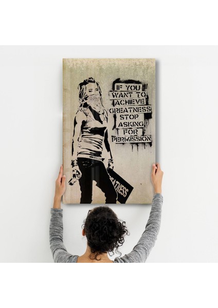Banksy - Greatness Cam Tablo