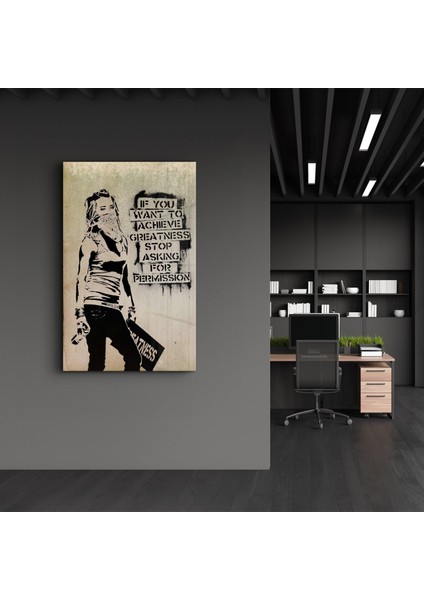 Banksy - Greatness Cam Tablo