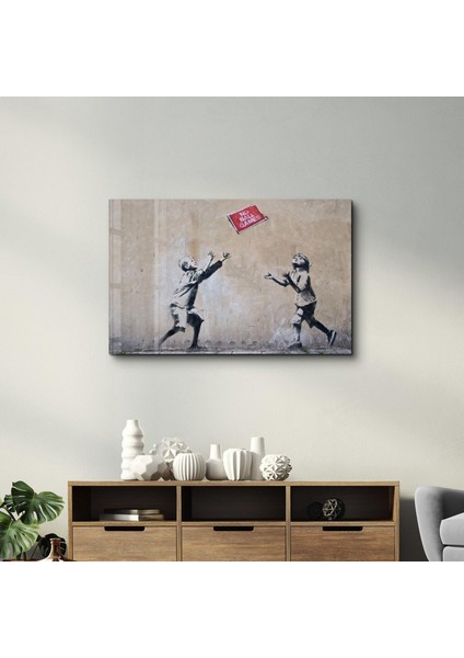 Banksy - No Ball Games Cam Tablo