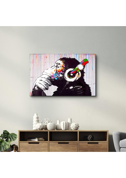 Banksy Monkey Beat Cam Tablo