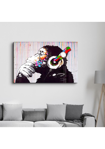 Banksy Monkey Beat Cam Tablo