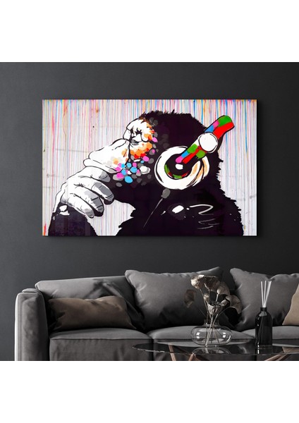 Banksy Monkey Beat Cam Tablo