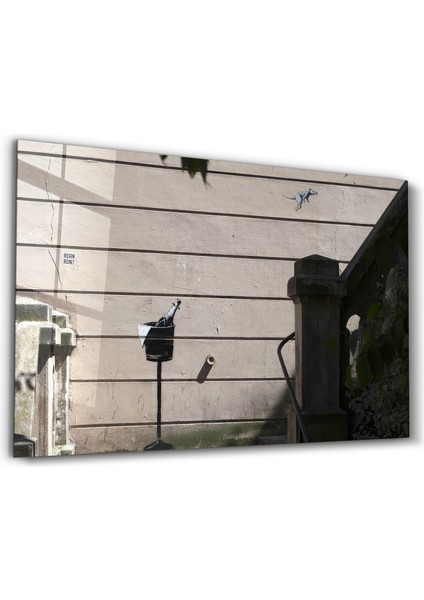 Banksy - Champagne And Mouse Designer's Collection Cam Tablo