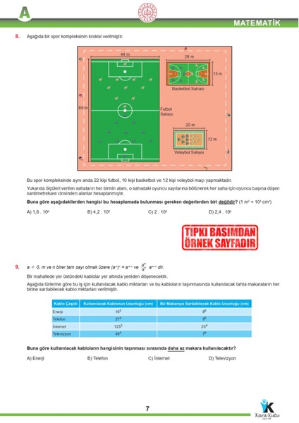 2026 8.sınıf Lgs 2.çeyrek Aralık-Ocak Ayı Meb Örnek Soru Tıpkı Basım Sarmal Deneme Paketi Çözümlü