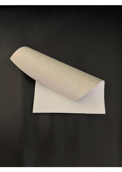 Baskısız Krome Karton Önü Beyaz Arkası Gri Oto Paspas 35X50 100 A