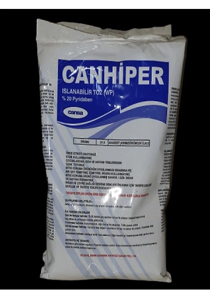 Canhiper 500 gr Bit, Pire,Kene, Kırmızı Örümcek,Haşere,Kedi, Köpek Biti KRHC1KGBKPKÖHI, One Size