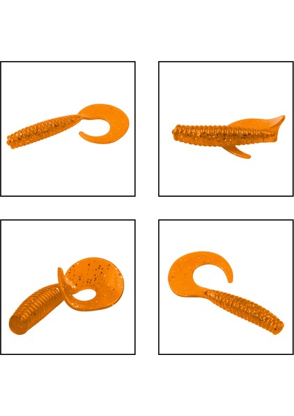 Silikon Kurt Sahte Yem - 95MM - Turuncu - Yumy (18095-SM024-10) fiyatları