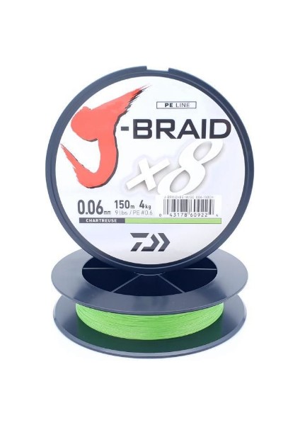 JBraid 8B Chartreuse 150m İp Misina Makaslı fiyatları