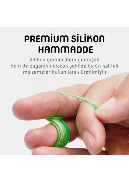 Silikon Kurt Sahte Yem - 60MM - Hardal - Yumy (18065-SM024-07)