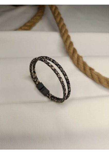 Erkek Snake Desen Hakiki Deri 316 L Çelik Mıknatıslı Bileklik fiyatları