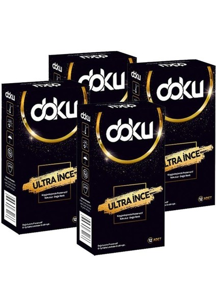Ultra Ince Prezervatif 4'lü