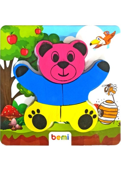 Sevimli Hayvanlar Ayı Puzzle