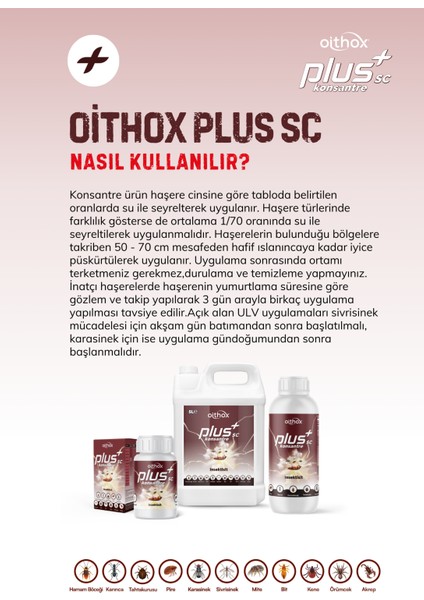 Sc 50 ml + Pülverizator hamam böceği, kalorifer Böceği, karınca, bit, pire, karasinek, tahtakurusu,mite, kene ilacı