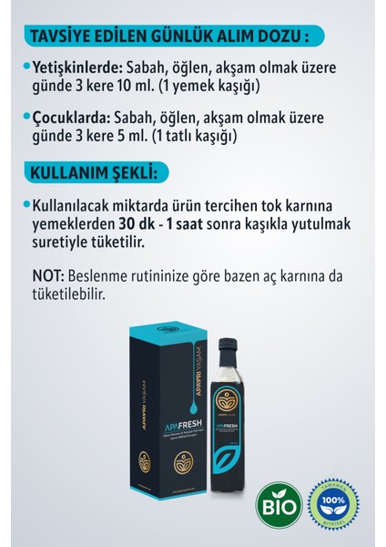 Apafresh Nane Pekmezi ve Kozalak Pekmezi İçeren Bitkisel Karışım