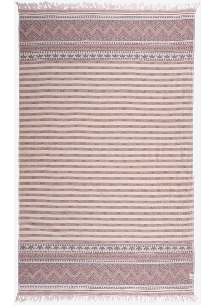 Souq Pamuk Peştamal Mousse / Wine 90 x 160 - Keseli