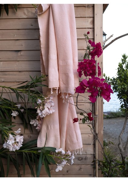 Stone Pamuk Peştamal Vintage Blush 85 x 160
