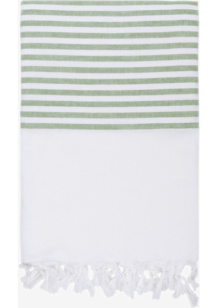 White Imbat Pamuk Peştamal Yeşil 90 x 170