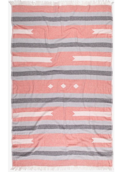 Bedouin Pamuk Peştamal Kırmızı / Gri 90 x 160 modelleri