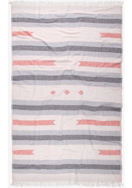 Bedouin Pamuk Peştamal Kırmızı / Gri 90 x 160 fırsatları