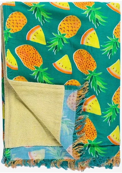 Pineapple Pamuk Peştamal Baskılı 85 x 160 modelleri