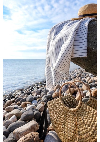 Linea Pamuk Peştamal Siyah 85 x 165