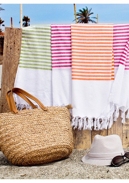 White Imbat Pamuk Peştamal Turuncu 90 x 170 fiyatları