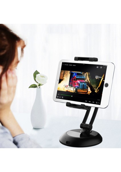 Masa Üstü 360 Derece Ayarlanabilir Tablet Tutucu Telefon Standı 6.3"- 11 Inç" Masaüstü Tablet