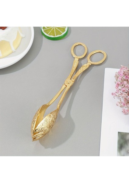 Özel Servis Sunum Kaşığı Kolay Kullanım Salata Kaşığı Metal Servis Kaşığı (1 Adet)