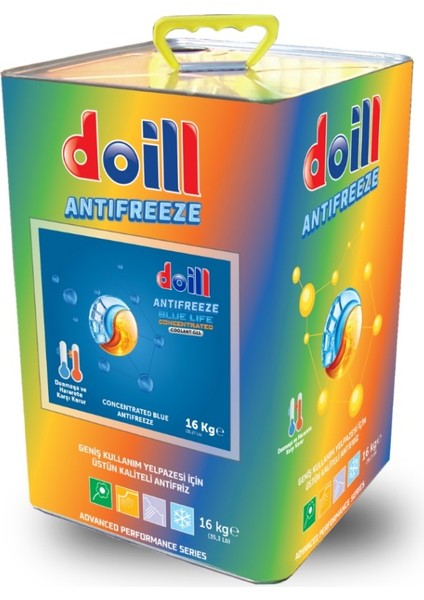 Konsantre - Saf 16 Kilogram Mavi Antifriz - G11 (Üretim Yılı: 2025)