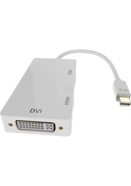 Mini Displayport To HDMI (4k*2k) VGA DVI Çevirici Dönüştürücü Ekran