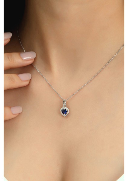 Pırlanta Modeli Kalp Kolye 925 Ayar Gümüş fırsatları