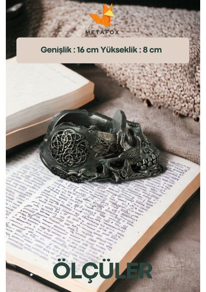 Küllük Kül Tablası Sigara Küllüğü Gümüş Eskitme Model 8