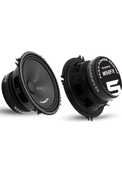 MS-M50FX Oto Midrange 13CM 200 Watt (100 Rms) Kapaklı 2 Adet