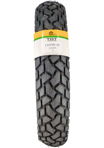 TDT Tyres Seyhan Arka Lastik 110/90-16 Tl (Tubeless - Dubleks)