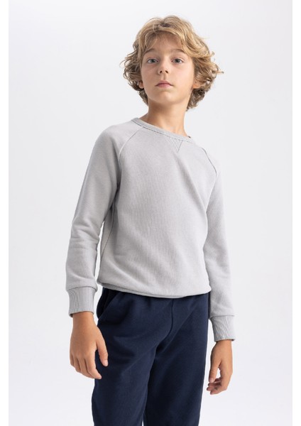 Erkek Çocuk Bisiklet Yaka Sweatshirt A4246A823AU