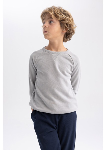 Erkek Çocuk Bisiklet Yaka Sweatshirt A4246A823AU