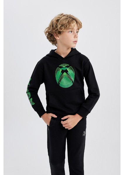 Erkek Çocuk Xbox Kapüşonlu Sweatshirt