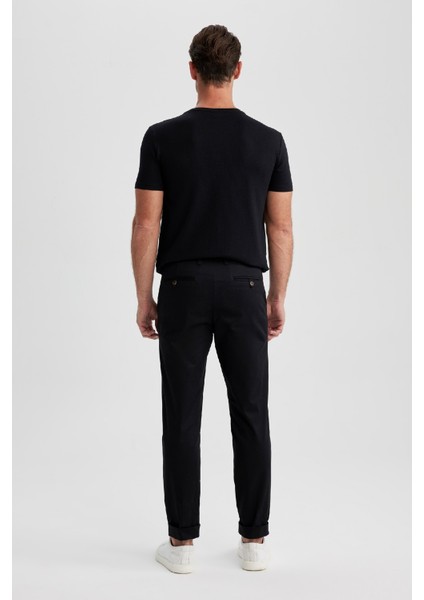 Gabardin Pantolon Tailored Regular Fit Cepli Duble Paça A5115AX23AU