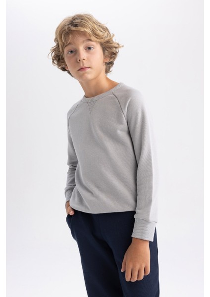 Erkek Çocuk Bisiklet Yaka Sweatshirt A4246A823AU