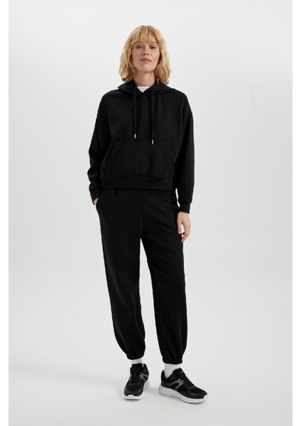 Fit Kapüşonlu Skuba Dalgıç Sporcu Sweatshirt B0962AX23WN