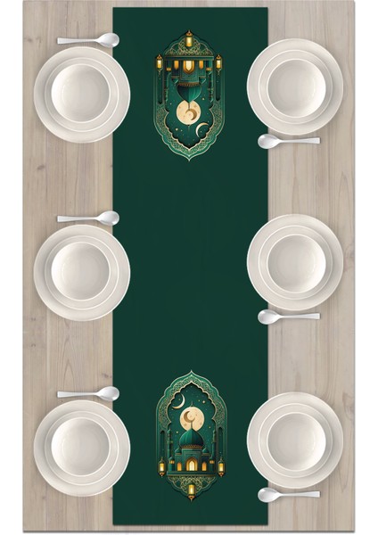 Ramazan Serisi 140 x 40 cm Dijital Baskılı Runner (Ramadan) fiyatları
