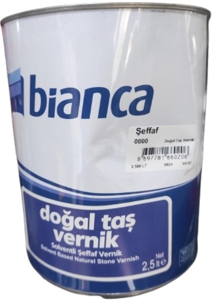 Dekor Tuğla, Ahşap, Doğal Taş Verniği Şeffaf Vernik 2.5 Lt