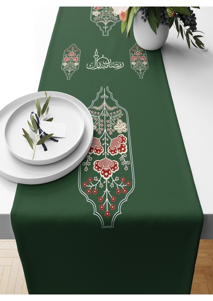 Ramazan Serisi 140 x 40 cm Dijital Baskılı Runner (Ramadan)