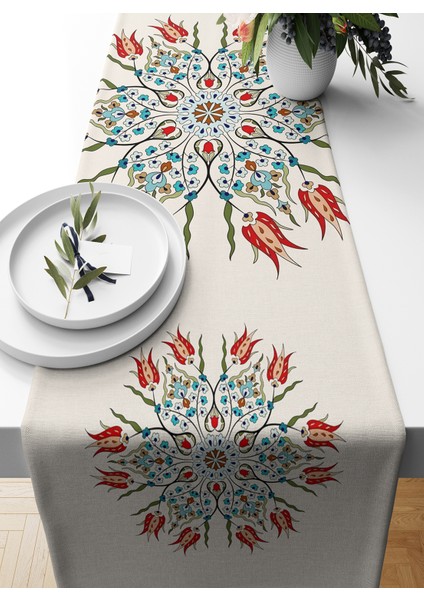 Ramazan Serisi 140 x 40 cm Dijital Baskılı Runner (Ramadan)
