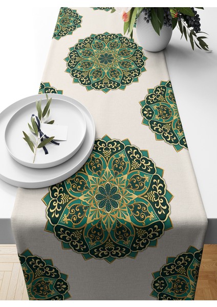 Ramazan Serisi 140 x 40 cm Dijital Baskılı Runner (Ramadan)