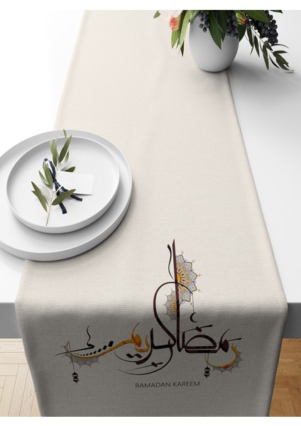 Ramazan Serisi 140 x 40 cm Dijital Baskılı Runner (Ramadan)