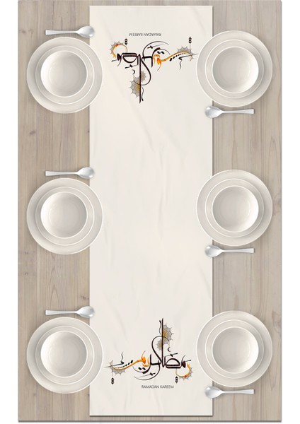 Ramazan Serisi 140 x 40 cm Dijital Baskılı Runner (Ramadan) fiyatları