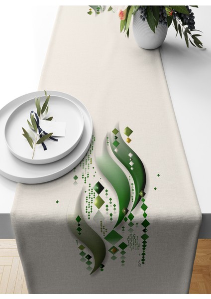 Ramazan Serisi 140 x 40 cm Dijital Baskılı Runner (Ramadan)