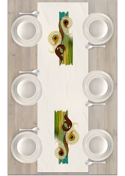 Ramazan Serisi 140 x 40 cm Dijital Baskılı Runner (Ramadan) fiyatları