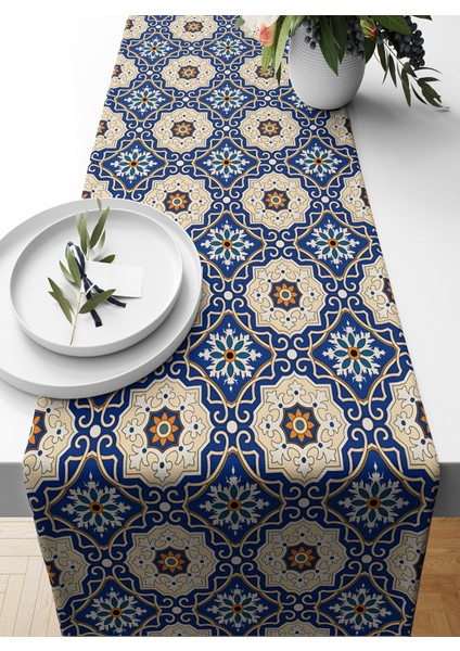 Ramazan Serisi 140 x 40 cm Dijital Baskılı Runner (Ramadan)